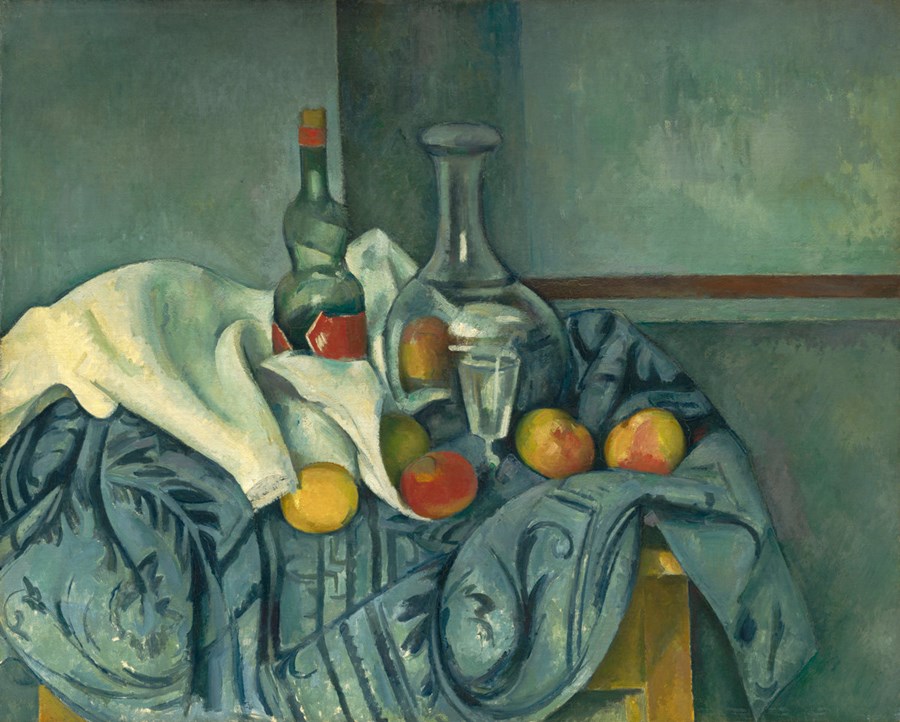 Cezanne The Peppermint Bottle