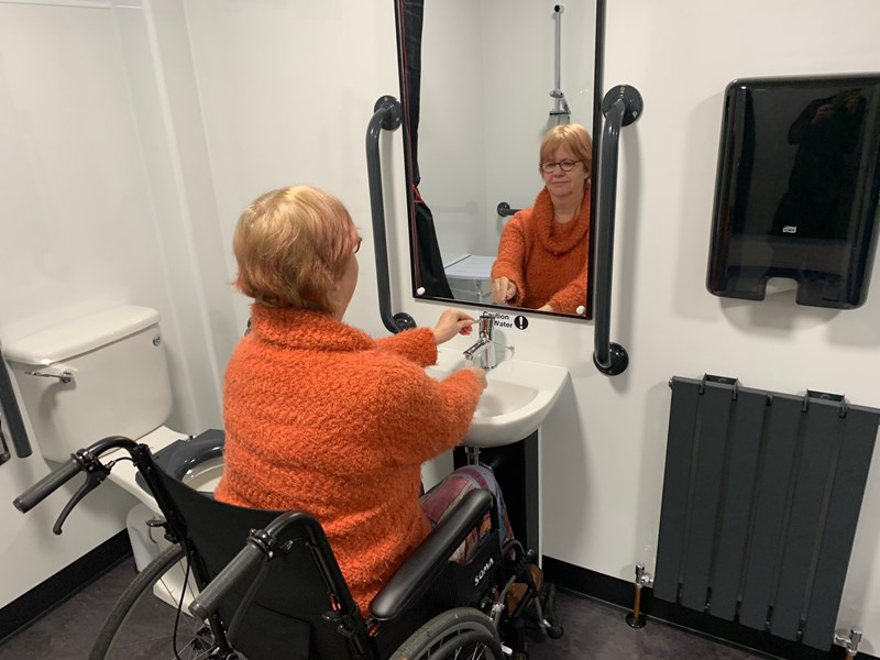 Accessible washroom