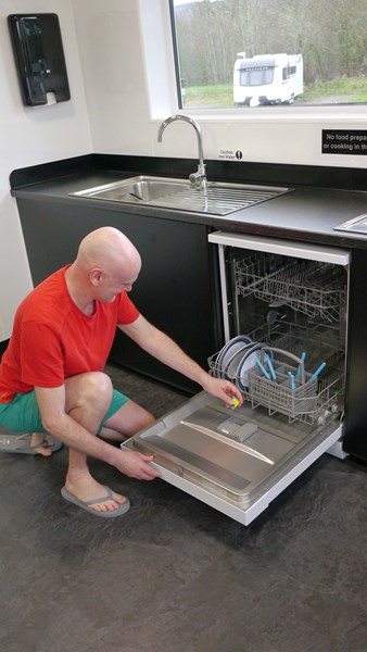 Pay as you go dishwasher