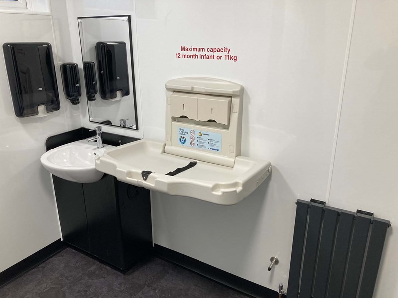 Baby changer station