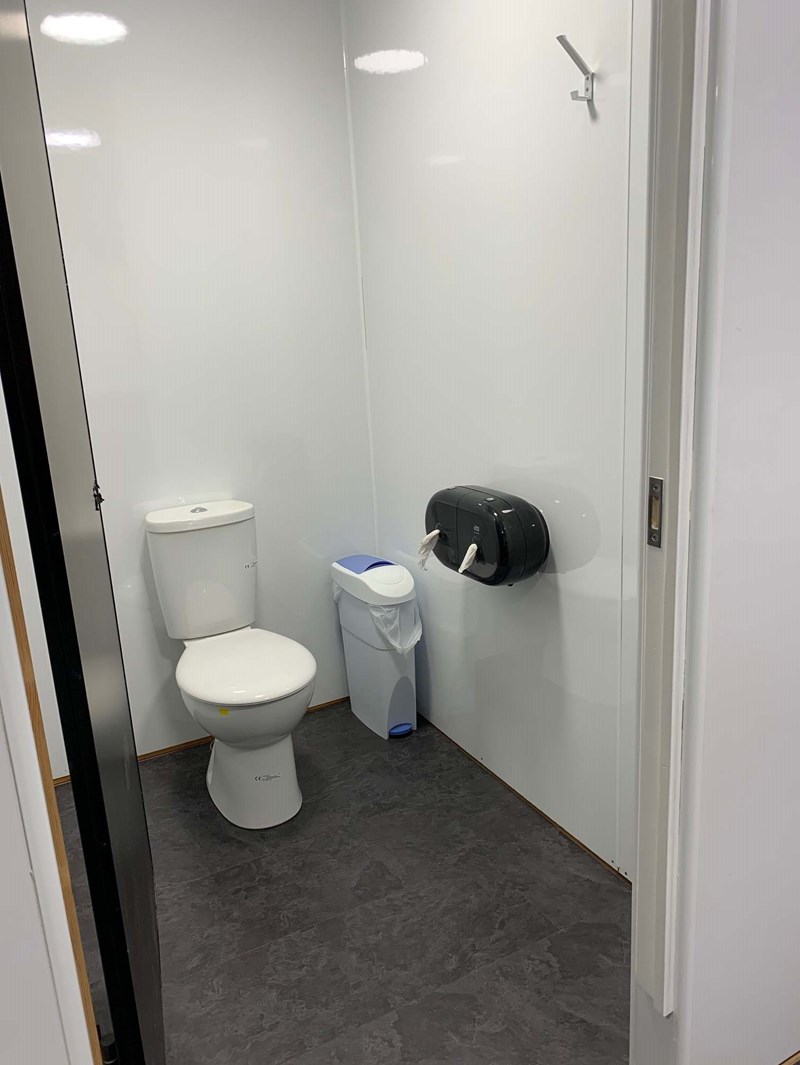 Full height toilet cubicles