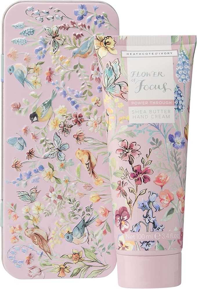 Flower of Focus Shea Butter Hand Cream in tin