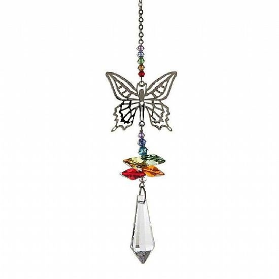 Butterfly Crystal Sun Catcher
