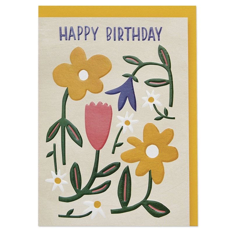 Happy Birthday (Meadow flowers)