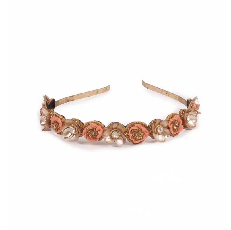 Fleur Headband coral