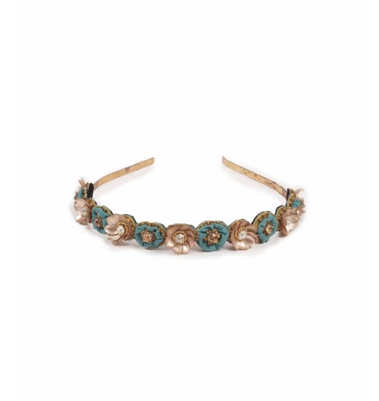 Fleur Headband Teal