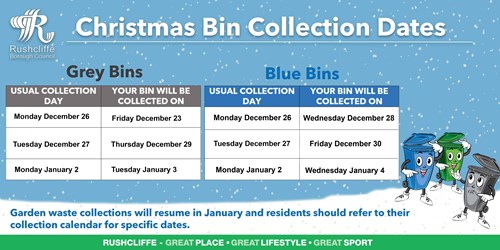 Christmas Bin Collection Days