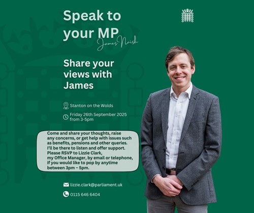 Meet the local MP James Naish