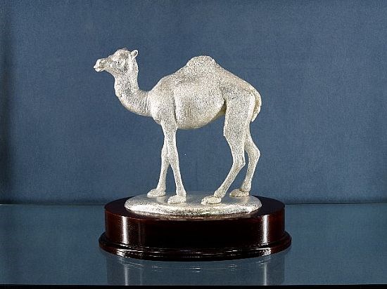 Silver regimental centrepiece