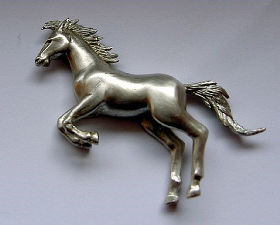 Silver brooch