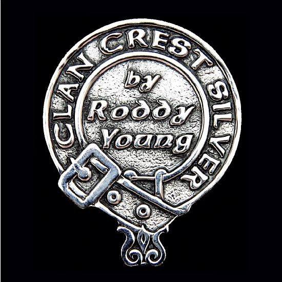 Strang Clan Crest newest Interlace Kilt Buckle, Scottish Badge