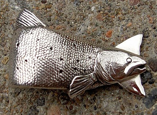 Salmon money clip