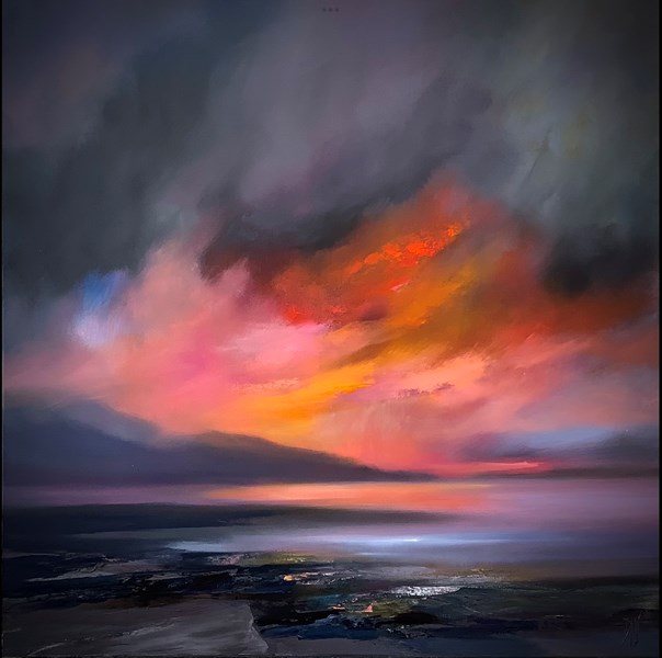Afterglow 76x76cm SOLD