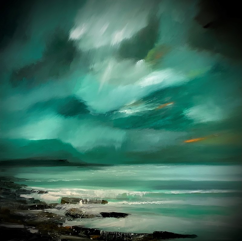 Lightfall Assynt 76x76cm SOLD 