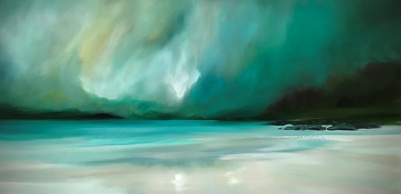 Half light, Luskentyre 120x60cm SOLD 