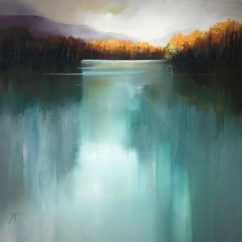Autumn, Loch Ness 80x80cmπ΄