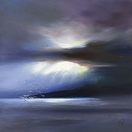 Evening flight, Luskentyre 