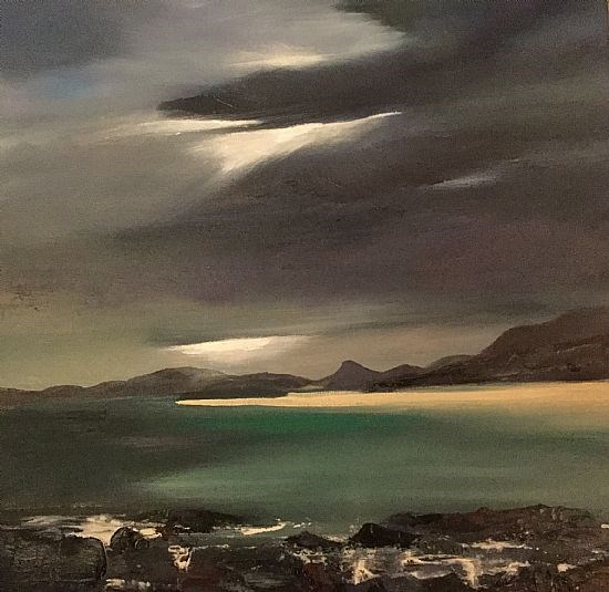 The warming sun, Achnahaird