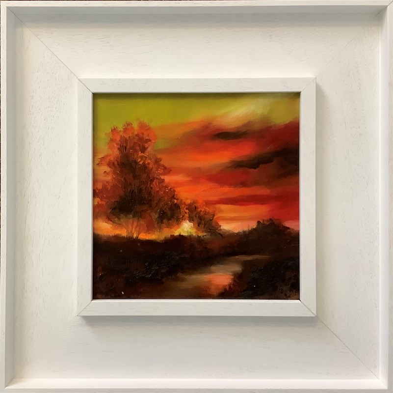 20x20cm +frame, available £180