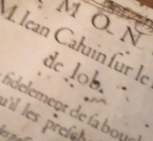 Leighton Library has badly wormed 1569 edition of