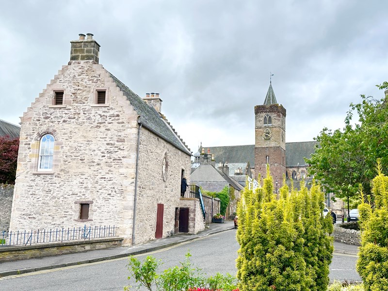 Gable end of old building in Dunblane