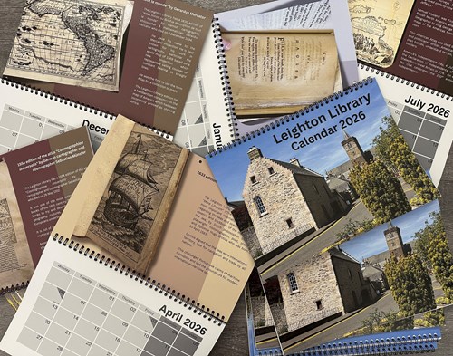 NEW! Just in - Leighton Library shop now has 2026 calendar available in the Leighton Library