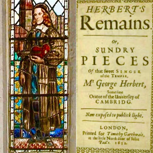 Leighton Library has 1652 edition of collected works of English poet, orator, and priest George Herbert