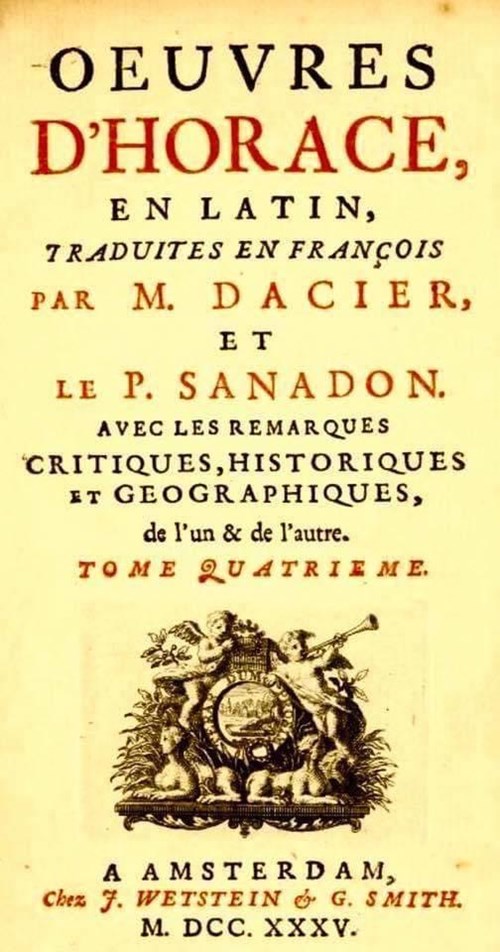 Leighton Library has 1735 edition of translation of 