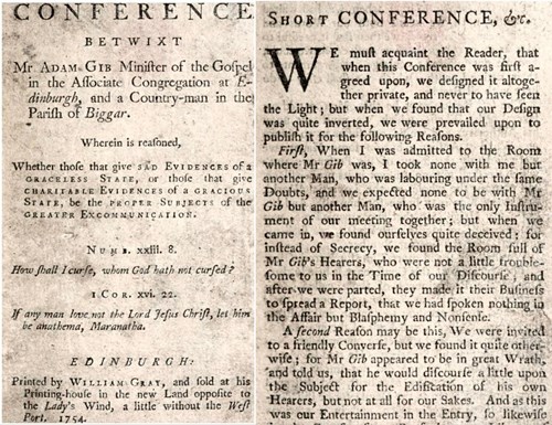Leighton Library has a 1754 first edition of 