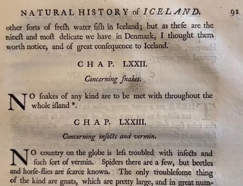 Leighton Library has 1758 edition of Niels Horrebow's 