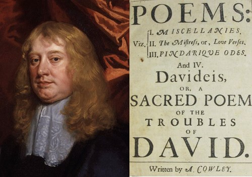 Leighton Library has 1656 First Edition of Abraham Cowley's 