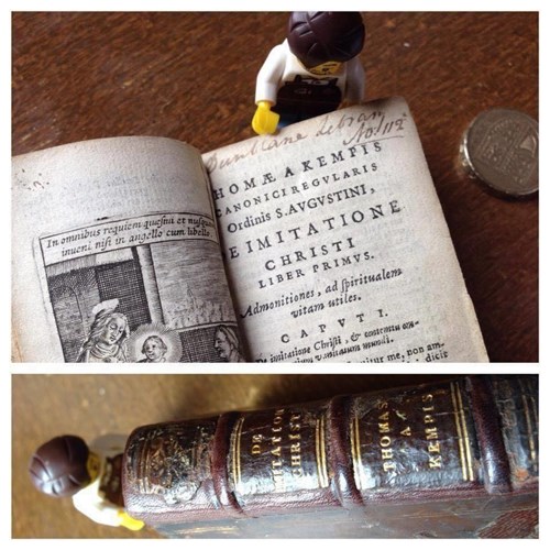Smallest book in Leighton Library is 1564 edition of 