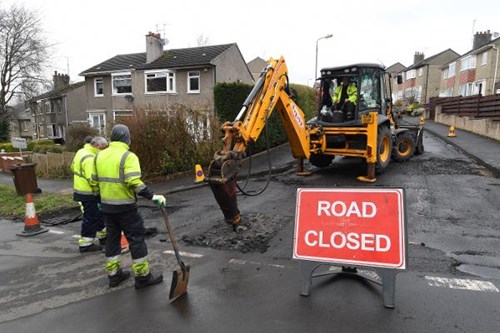 Temporary Restriction to Road : Manse road to Mainsacre Drive 12th -16 April