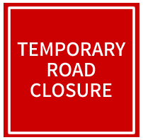 Temp Road closure B7078 Carlisle road at lairs Bridge
