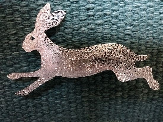 Hare Brooch 