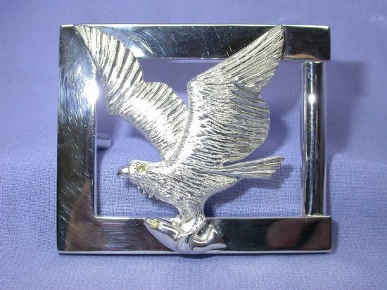 Sterling Silver Osprey Belt Buckle