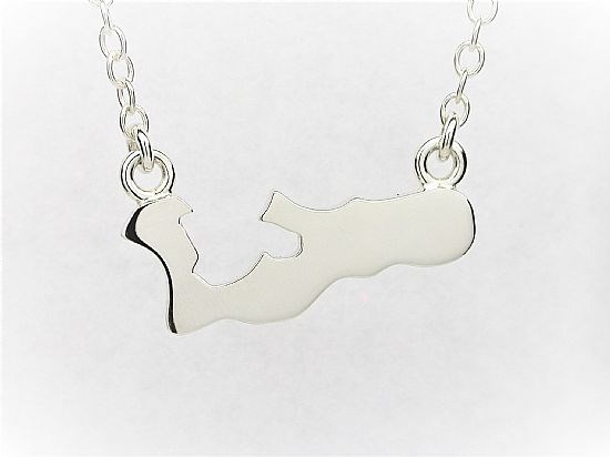 Sterling Silver Grand Caymand Island Pendant