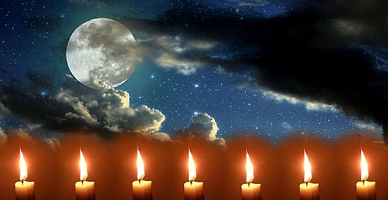Moonlight and candles image