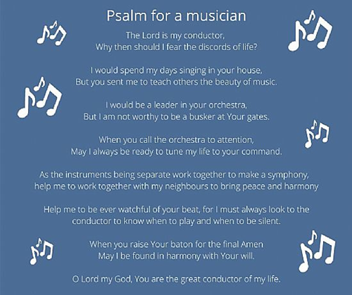 Psalm for a musician