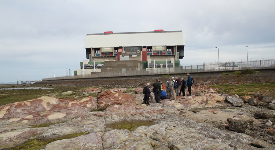 Sandstones next to the power station