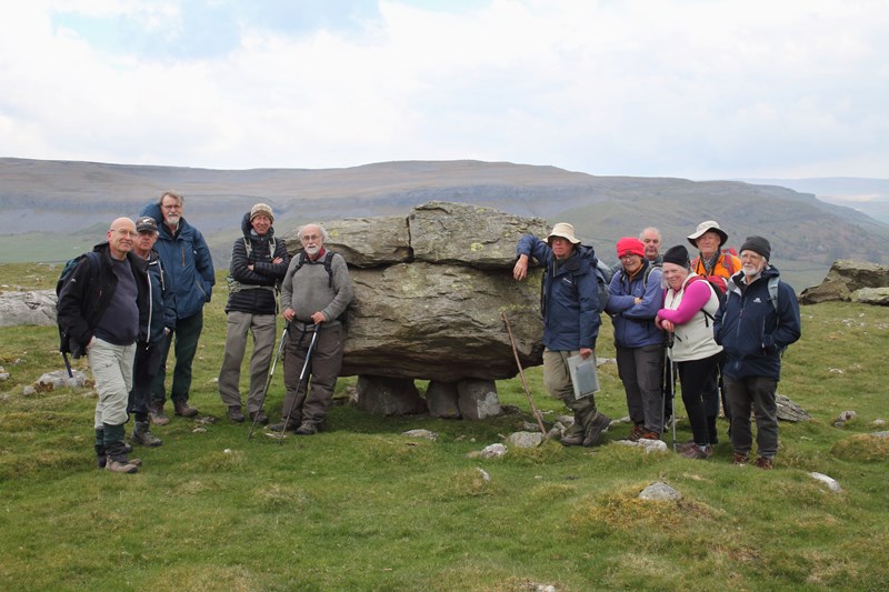 WGS at Norber Erratic 