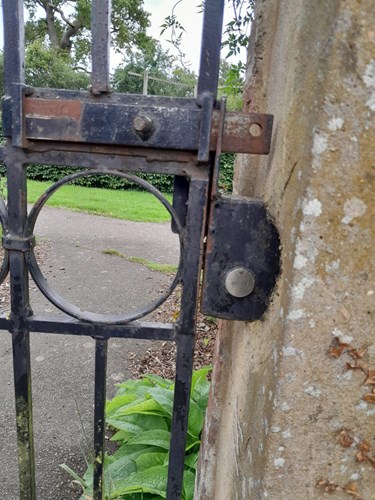 Interesting Gate Lock