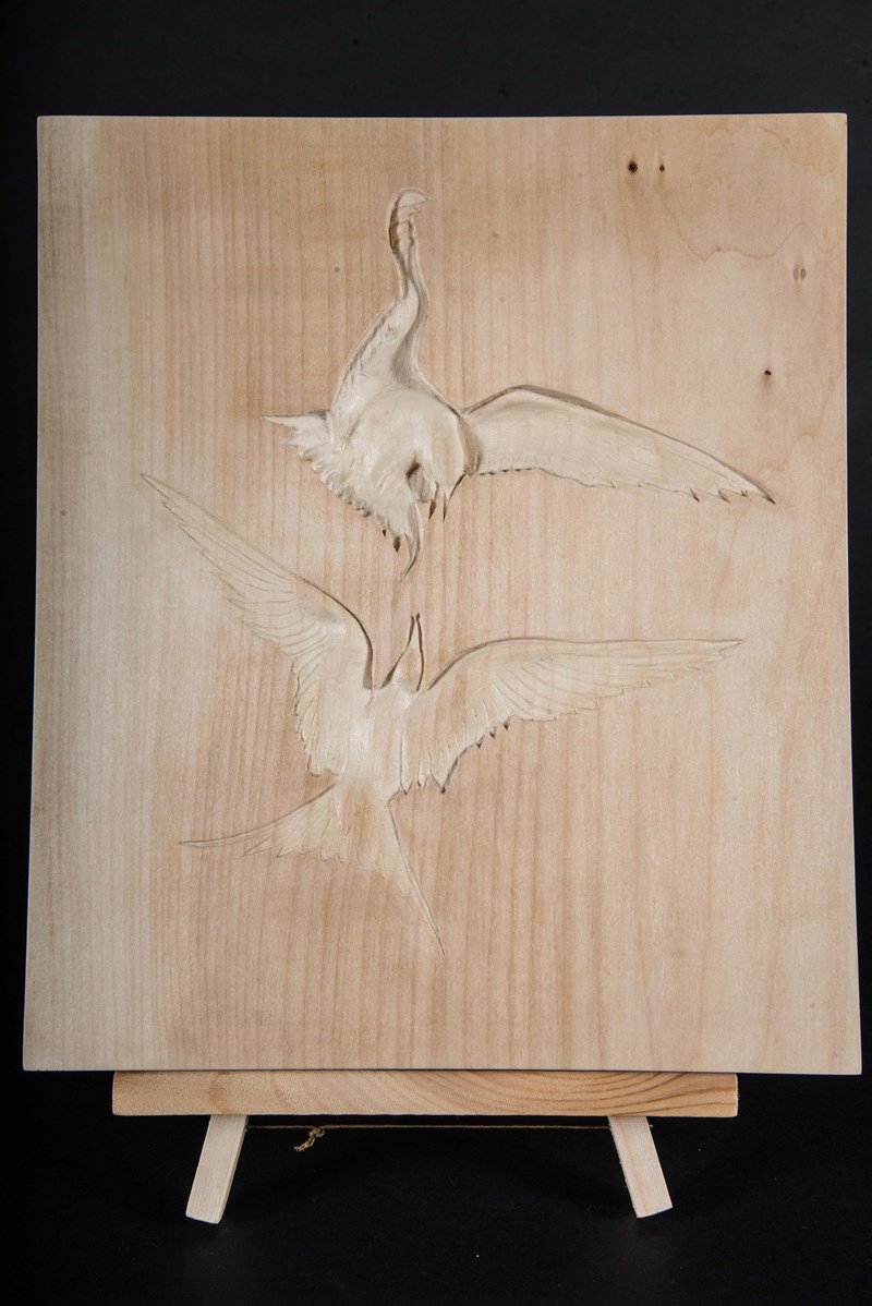 Tiffing Terns in lime, not to scale by John L Smith