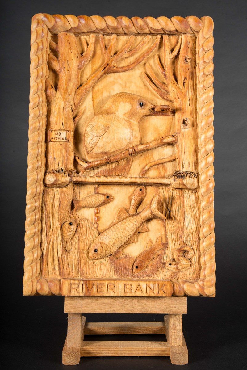 River Bank an illiterate Kingfisher