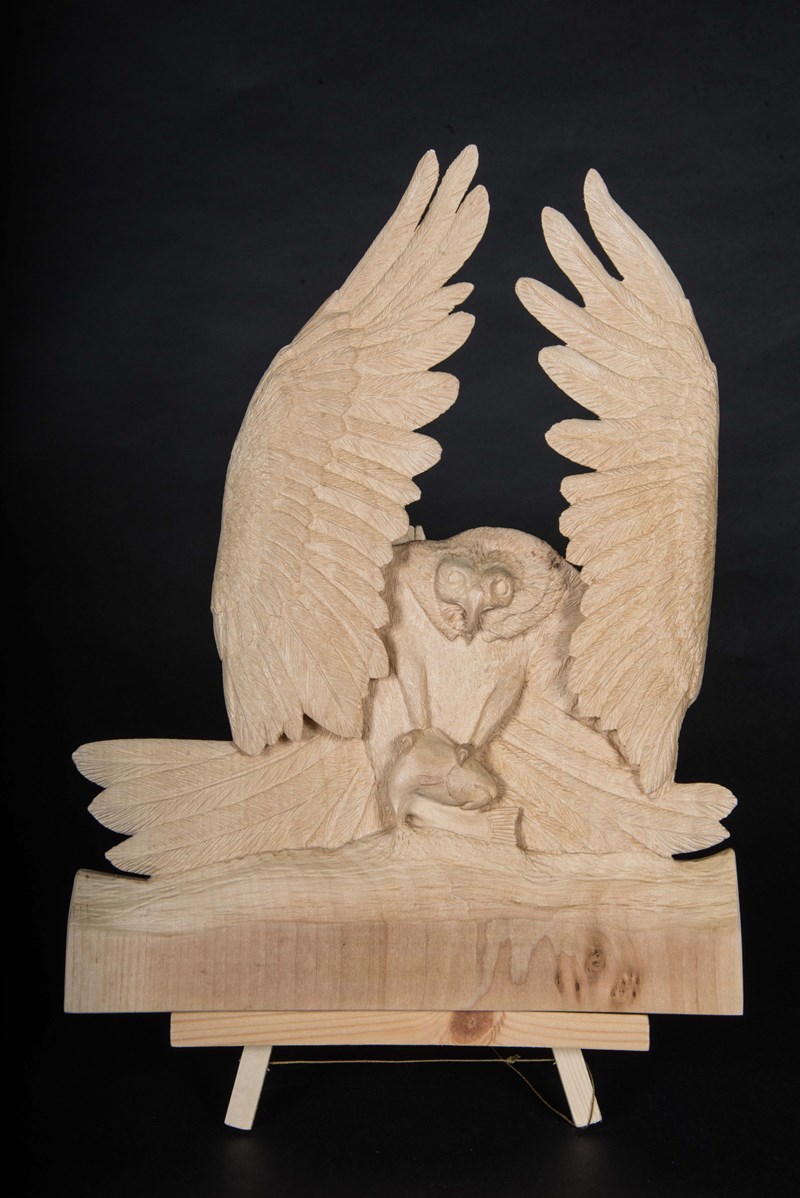 Osprey with Trout one third full size