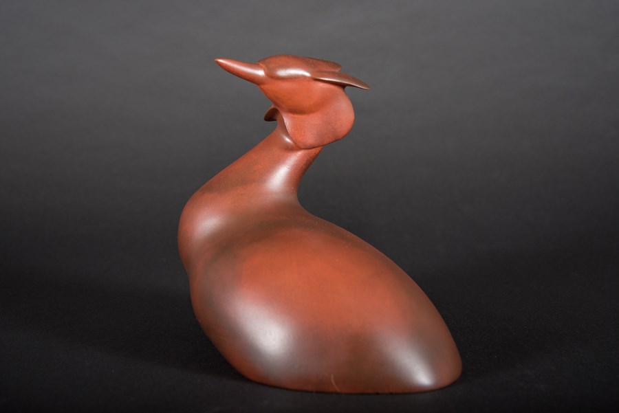 Great Crested Grebe 75% lifesize by Paul Tully