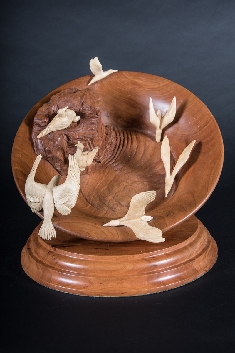 Flight of Gannets Avian Origami