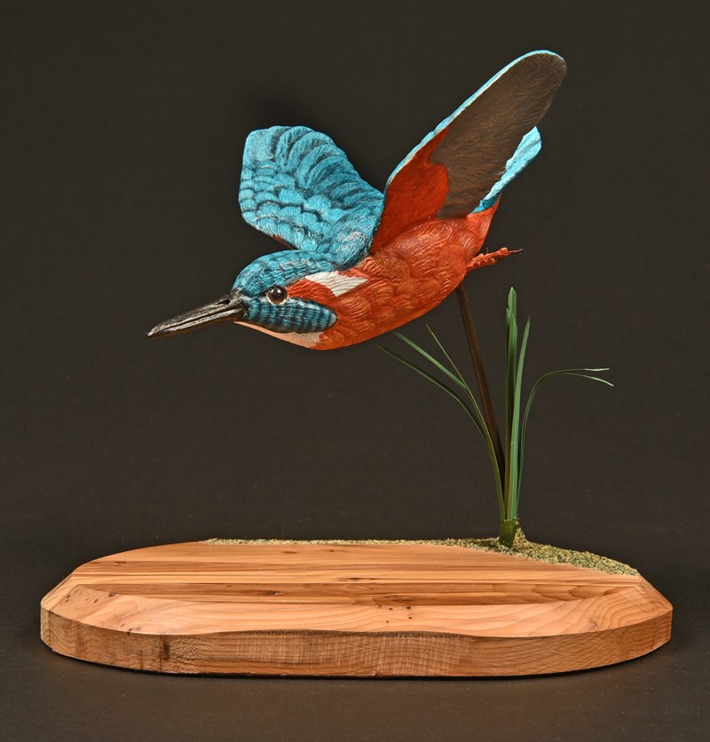 Kingfisher by Amy Getley, Bronze