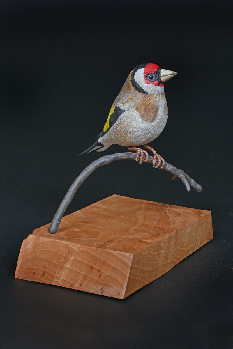 Goldfinch by Sue Yates, Bronze