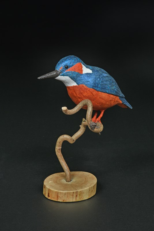 Adult Kingfisher by Brian Price, Bronze